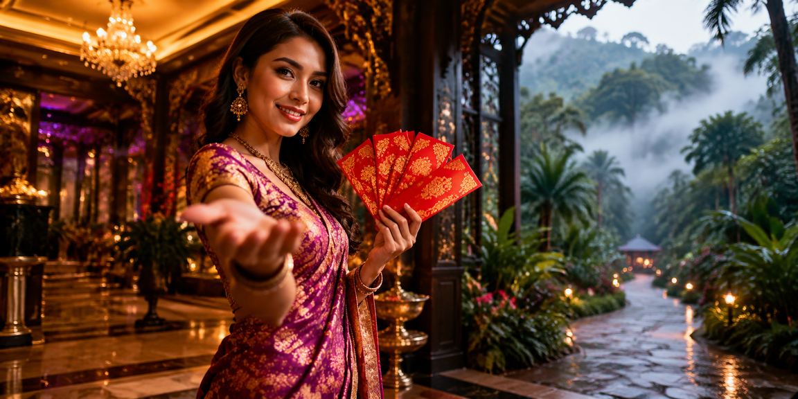 Sampul merah gaya Malaysia melambangkan bonus dan faedah dalam platform nasib888