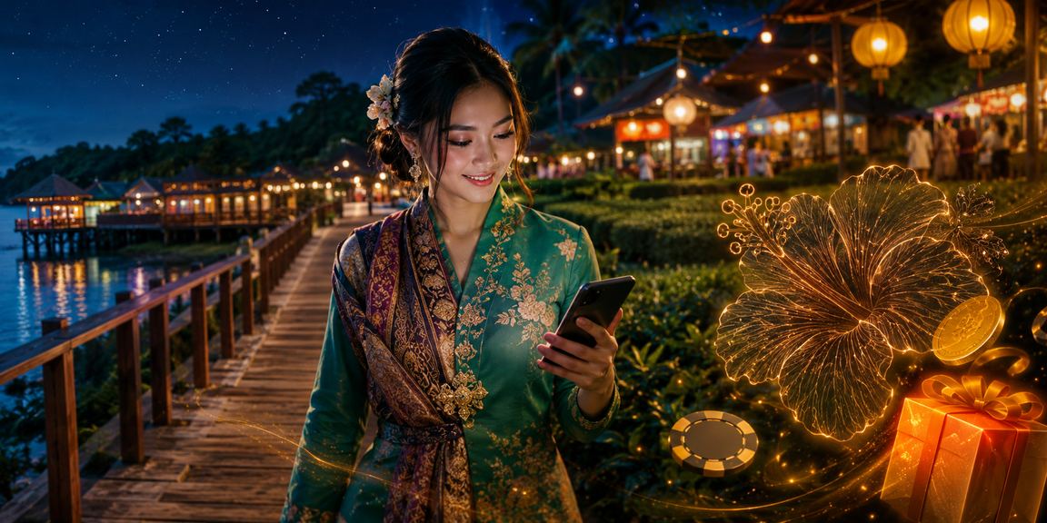 Pengguna Sabah menikmati kasino dalam talian nasib888 semasa Hari Raya melalui telefon